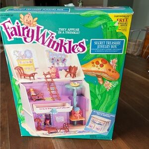 Brand New Vintage Kenner Fairy Winkles Secret Treasure Jewelry Box
